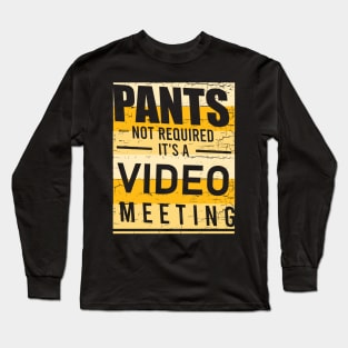 Home Office Funny Long Sleeve T-Shirt